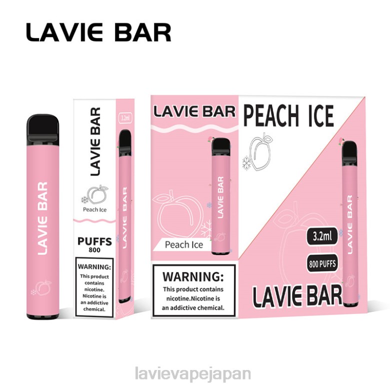LAVIE Store Japan - LAVIE BAR 800パフ ピーチアイス 68P6314