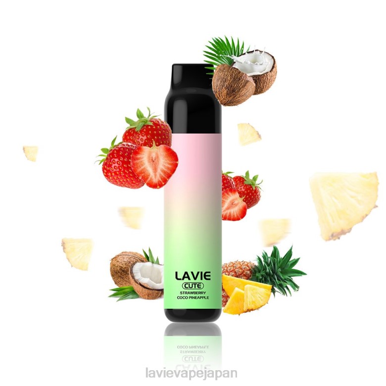 LAVIE Vape Japan - LAVIE BAR 3000パフ ストロベリーココアップル 68P6291