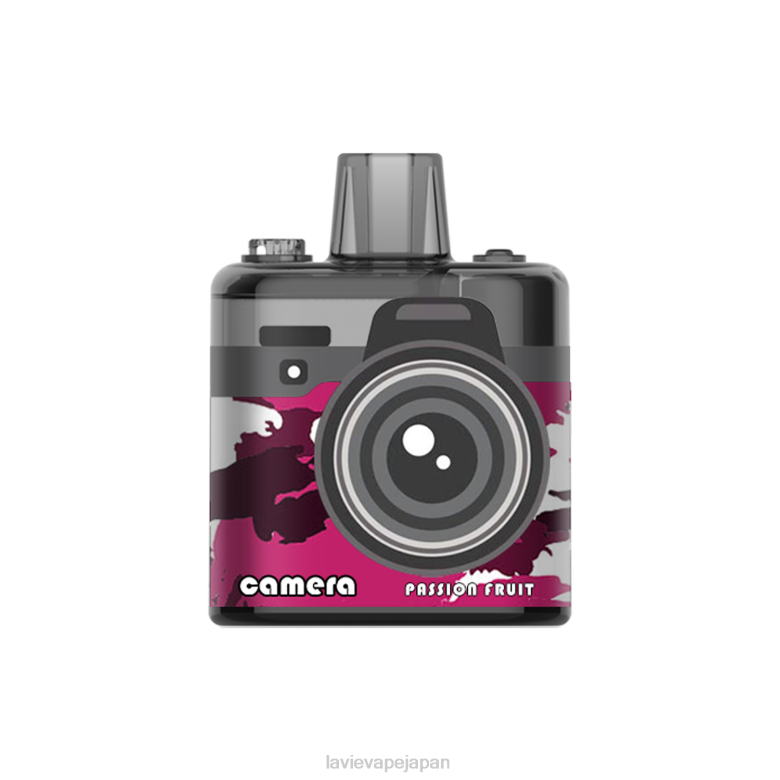LAVIE Vape Japan - LAVIE Camera 8000パフ パッションフルーツ 68P6171