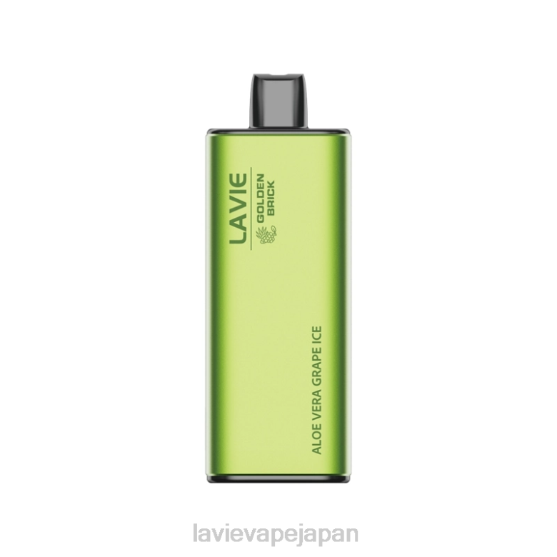 LAVIE Vape Japan - LAVIE GOLDEN BRICK 10000パフ アロエベラグレープアイス 68P651