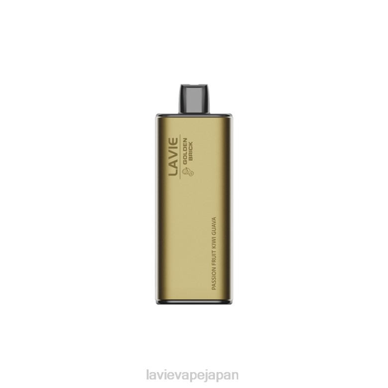 LAVIE Vape Japan - LAVIE GOLDEN BRICK 10000パフ パッションフルーツ キウイ グアバ 68P663