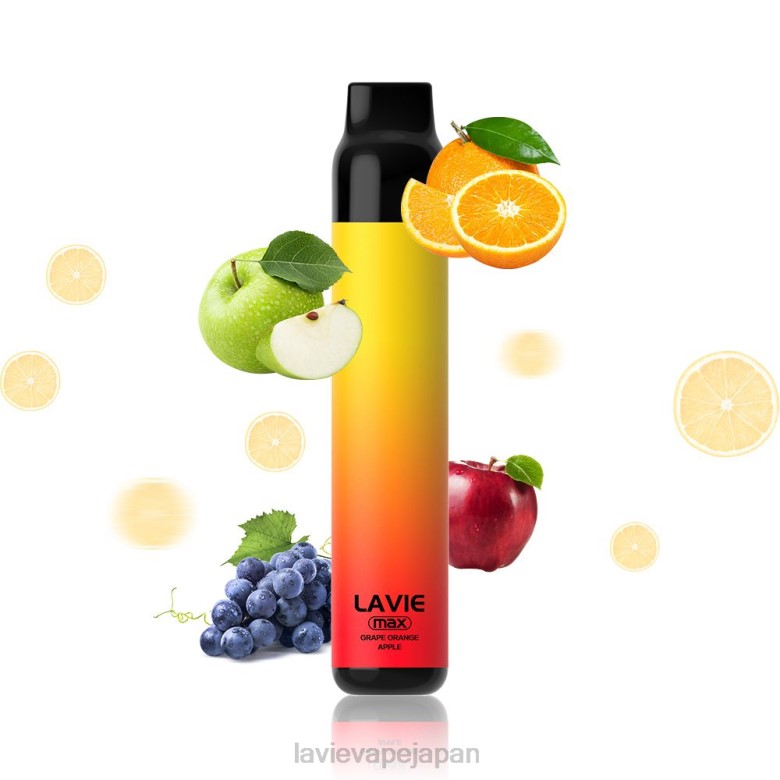 LAVIE Vape Tokyo - LAVIE BAR 5000 パフ - 最大 グレープオレンジ 68P6280