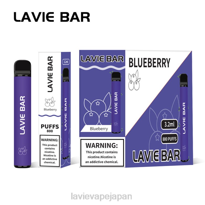 LAVIE Vape Tokyo - LAVIE BAR 800パフ ブルーベリーアイス 68P6310
