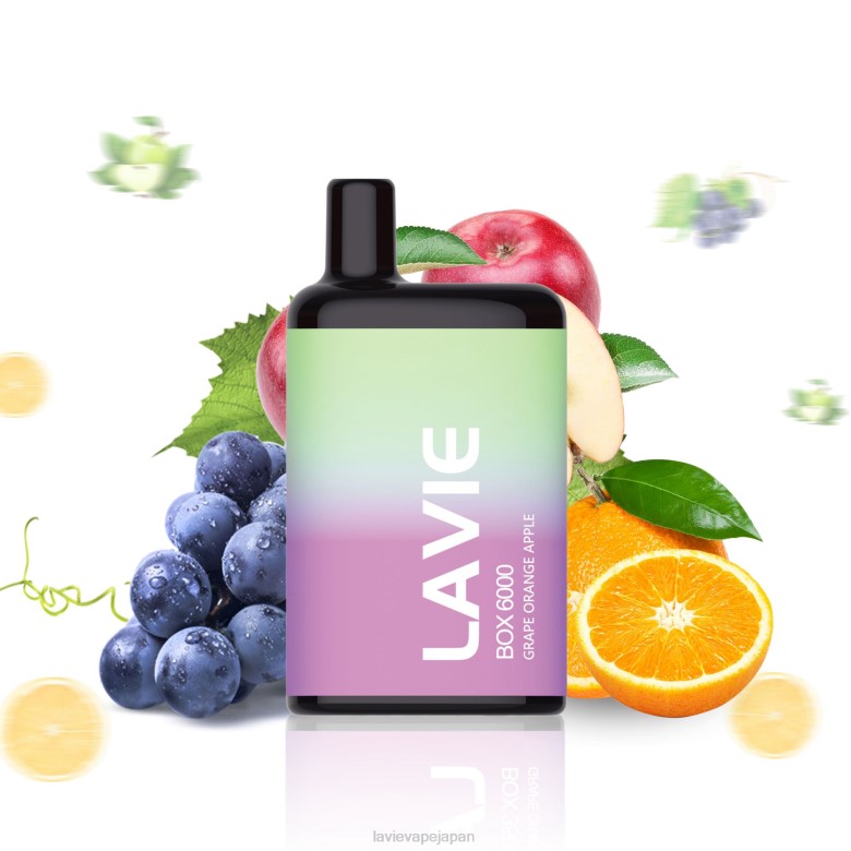 LAVIE Vape Tokyo - LAVIE BOX 6000パフ ブドウ オレンジ リンゴ 68P6202