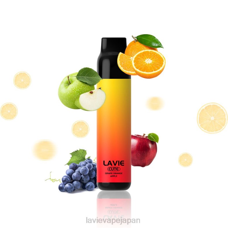 LAVIE 電子 煙 - LAVIE BAR 3000パフ ブドウ オレンジ リンゴ 68P6288