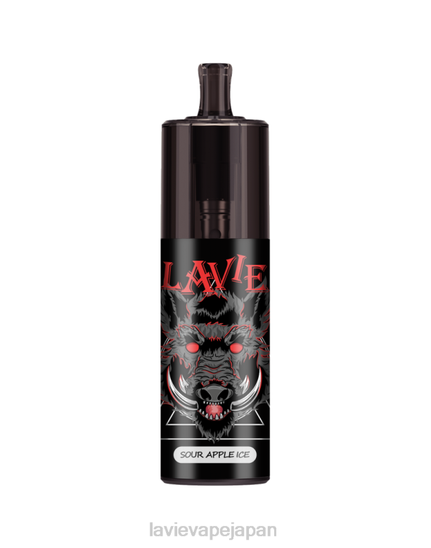 LAVIE 電子タバコ - LAVIE COLOUR BAR 10000 パフのエアフロー制御 酸っぱいリンゴの氷 68P6329