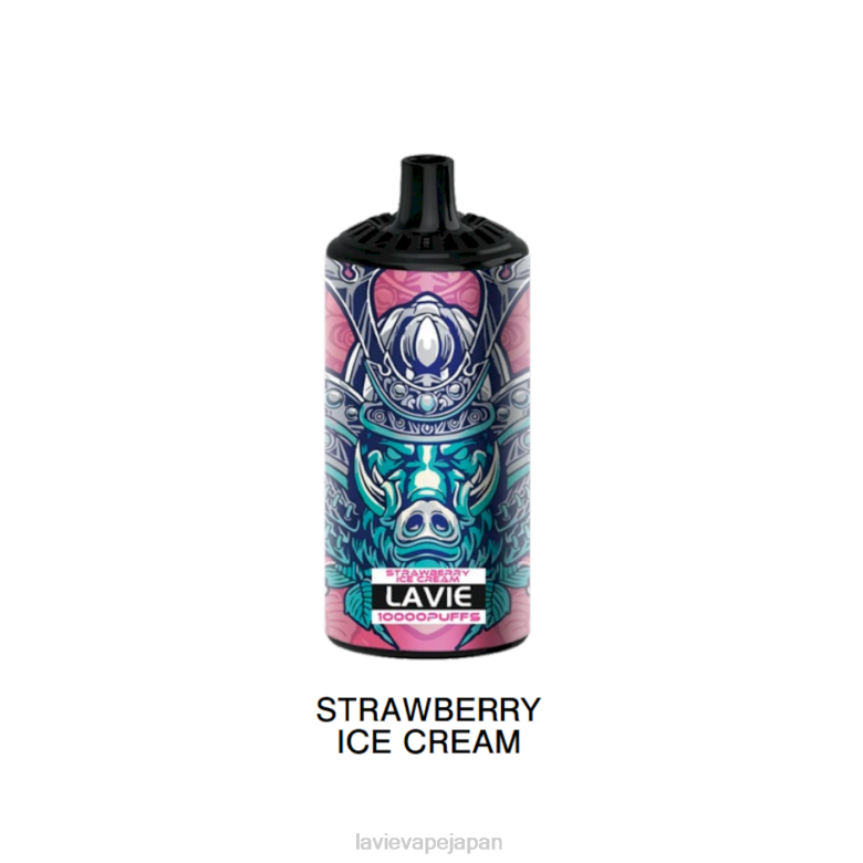 LAVIE Vape Japan - LAVIE BEAST 10000パフ ストロベリーアイスクリーム 68P6369